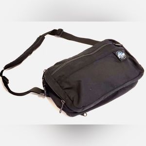 EAGLE CREEK Vintage Travel Gear Black Kit Handbag Belt/Fanny pack  10x7"